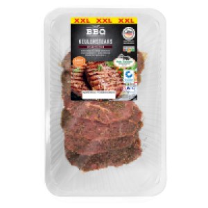 Aldi Süd  BBQ F&G Rind Keulensteaks mariniert XXL