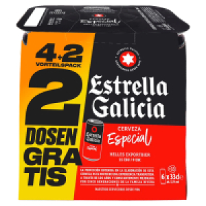 Aldi Süd  ESTRELLA GALICIA 4+2 Vorteilspack
