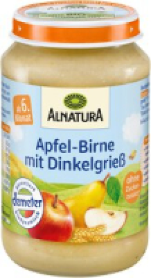 Alnatura Alnatura Apfel-Birne mit Dinkelgrieß