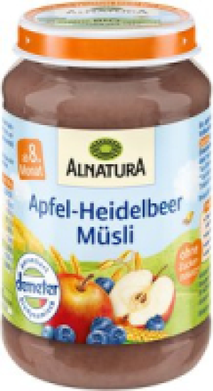 Apfel-Heidelbeer-Müsli 1.25 €
