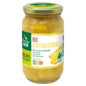 NUR NUR NATUR BioTropische Früchte 370 ml, Ananas Stücke