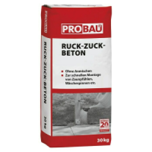 Bauhaus  Probau Trockenbeton Ruck Zuck Beton