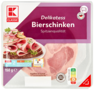 K-CLASSIC Bierschinken oder Kräuter-Schinkenwurst