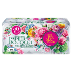 PAKERMAKERS Toilettenpapier mit Dekor und Duft, 3-lagig