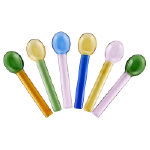 Aldi Süd  CROFTON Eislöffel aus Glas 6er Set