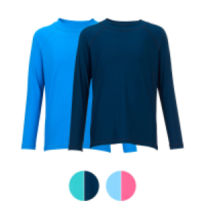 LILY & DAN Kinder UV-Badeshirt 2er Pack