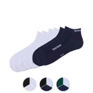 Aldi Süd  BRUNO BANANI Damen oder Herren Sneaker-Socken 3er Set