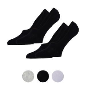 UP2FASHION BASICS Damen und Herren Füßlinge 2er-Pack
