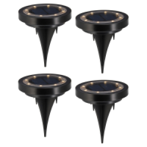 CASALUX Solar Bodenleuchten 4er-Pack