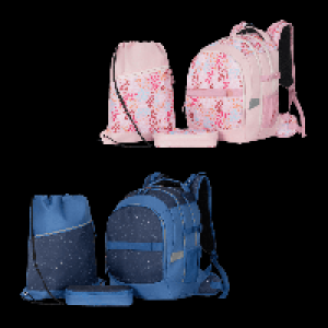 Aldi Nord Live In Style LIVE IN STYLE Schulrucksack-Set