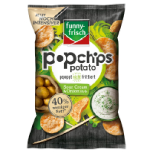 Aldi Süd  FUNNY FRISCH Popchips 80 g, Sour Cream & Onion