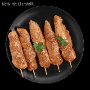 BBQ Hähnchenfilet-Spieße