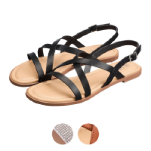 UP2FASHION Damen Riemchensandalen