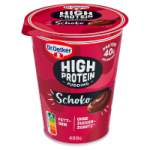Aldi Süd  DR. OETKER High Protein Pudding 400 g, Schokolade