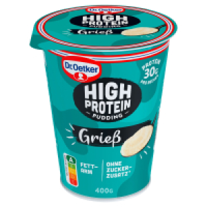 Aldi Süd  DR. OETKER High Protein Pudding 400 g, Grießpudding
