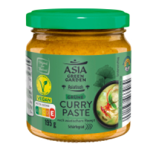 ASIA GREEN GARDEN Curry Pasten 195 g, Grüne Currypaste