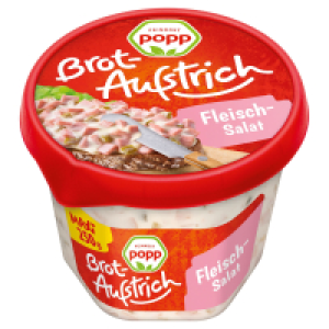 Aldi Süd  FEINKOST POPP Brotaufstrich 250 g, Fleischsalat