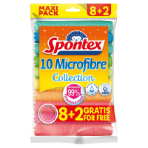 Aldi Süd  SPONTEX Mikrofaser 8+2