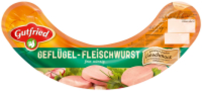 Kaufland  GUTFRIED Geflügel- oder Hähnchen- Fleischwurst