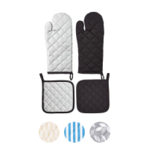 CROFTON Topflappen/Ofenhandschuhe, 4er-Set