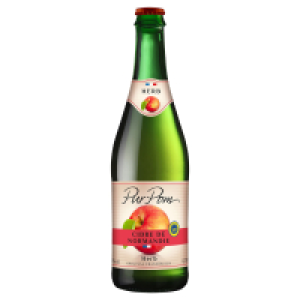 Aldi Süd  PurPom Apfel Cidre aus der Normandie 750 ml, Herb