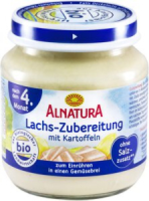 Alnatura Lachs-Zubereitung mit Kartoffeln