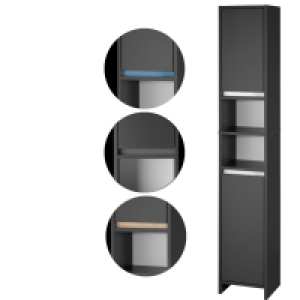 LIV&BO® Badezimmer-Hochschrank Oslo