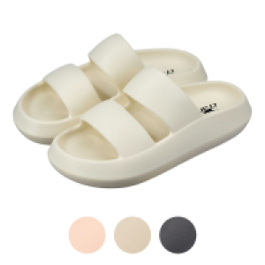 Aldi Süd  CRANE Damen-/Herren-Plattform-Sandalen I am green™