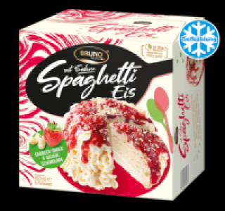 BRUNO GELATO Spaghetti Eis mit Sahne