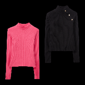 UP2FASHION Strick-Rollkragenpullover