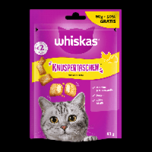 WHISKAS Knuspertaschen Huhn & K&auml;se 1.19&nbsp;&euro;
