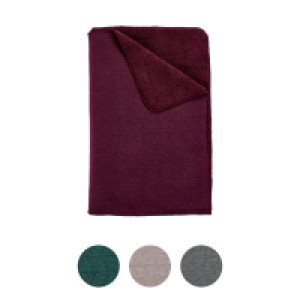 HOME CREATION Teddy Fleece Decke