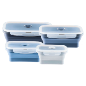 CROFTON Silikon Lunchbox-Set faltbar