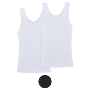 UP2FASHION BASICS Damen Unterhemd, 2er-Pack - Tank