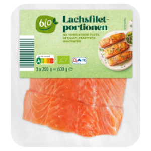 Aldi Süd  BIO Bio-Lachsportionen 600 g