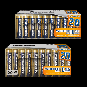 PANASONIC Alkaline-Power-Batterien