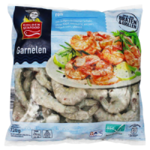 Aldi Süd  GOLDEN SEAFOOD Garnelen 720 g