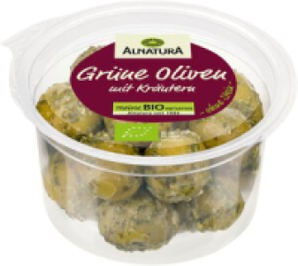 Gr&uuml;ne Oliven mit Kr&auml;utern 2.99&nbsp;&euro;