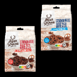 Aldi Nord Alpenschmaus ALPENSCHMAUS Schokolierte Brezeln