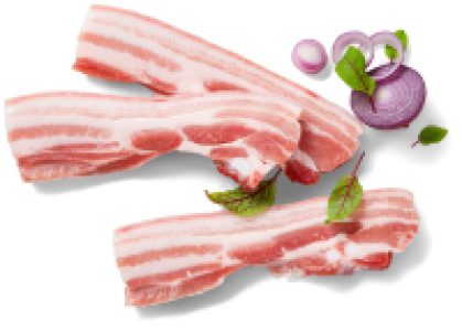 K-PURLAND Schweinebauchscheiben 3.99 €