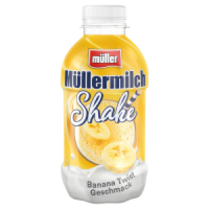 MÜLLER Müllermilch Shake 400 ml, Banana Twist
