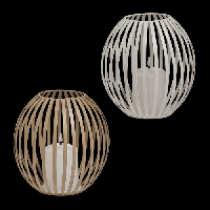 HOME CREATION LED Laterne mit Kerze