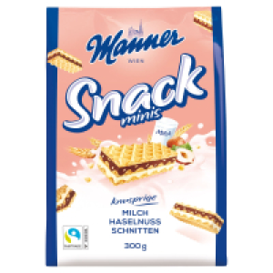 MANNER Snack Minis 300 g, Haselnuss