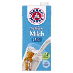 Aldi Süd  BÄRENMARKE H-Milch 1 l, 1,5 %