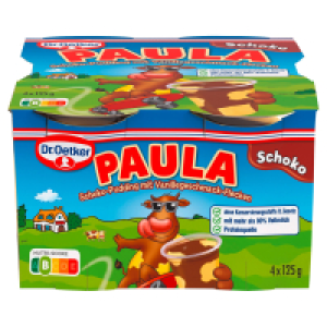 Aldi Süd  DR. OETKER Paula Pudding 4 x 125 g, Schokolade