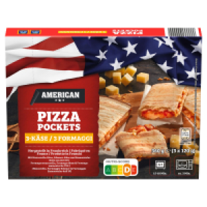 AMERICAN Pizza Pockets 360 g, 3-Cheese