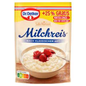 Aldi Süd  DR. OETKER Süße Mahlzeit, Milchreis