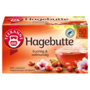 TEEKANNE Kräuter- oder Früchtetee 175 g, Hagebutte