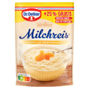 DR. OETKER Süße Mahlzeit, Milchreis, Vanille