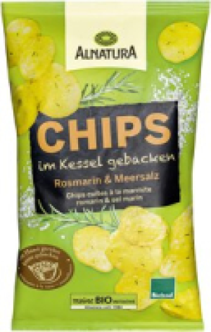 Alnatura Chips im Kessel gebacken, Rosmarin und Meersalz